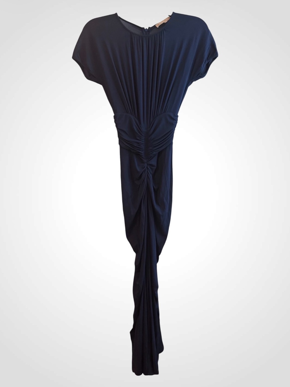 NWT Michael Kors Runway Collection Spring 2014 Indigo Ruched Dress Sz 2 - Picture 6 of 12